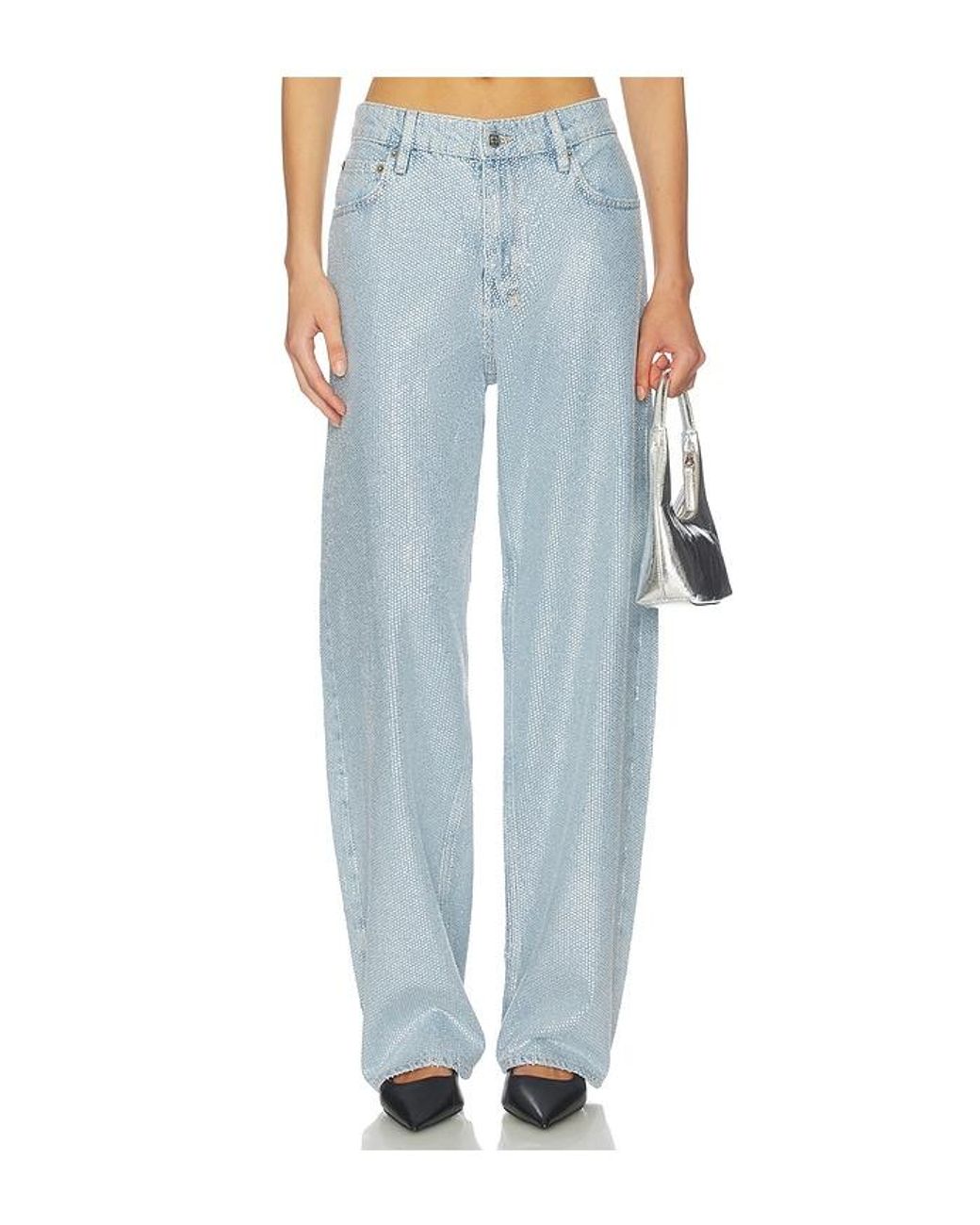 Ksubi Blue Empire Wide Leg