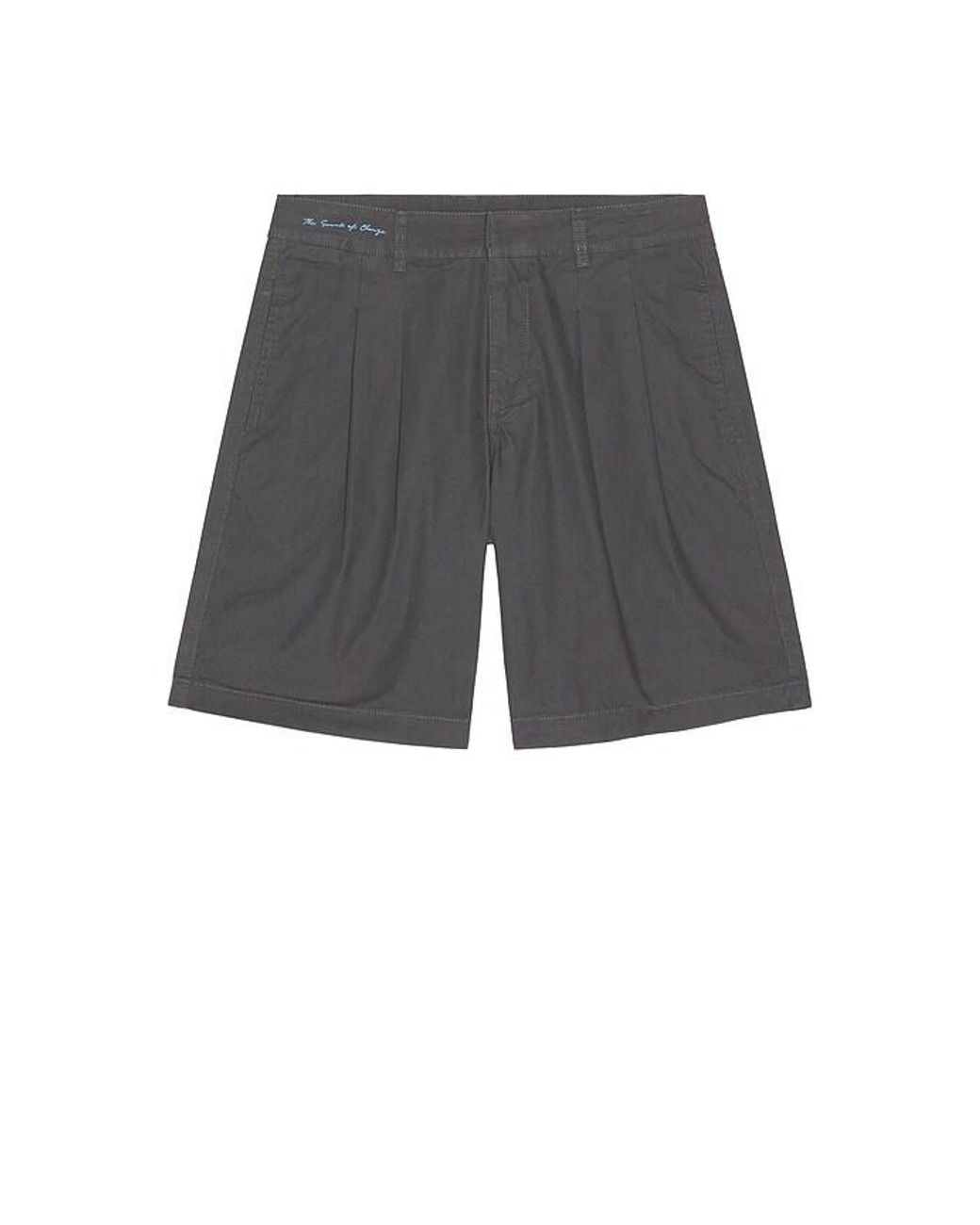 メンズ Rhythm Pleated ショートパンツ Blue