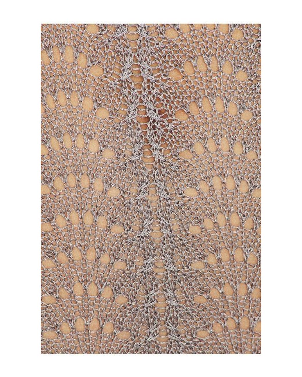 Lovers + Friends Natural Oliviyah Wavy Knit Midi Dress