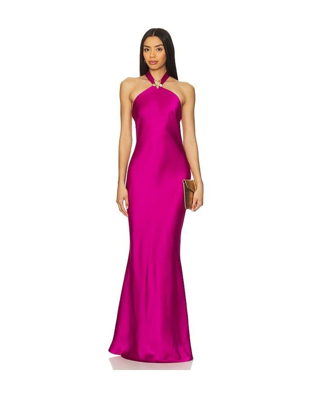 Runaway the Label Pink Chara Maxi Dress