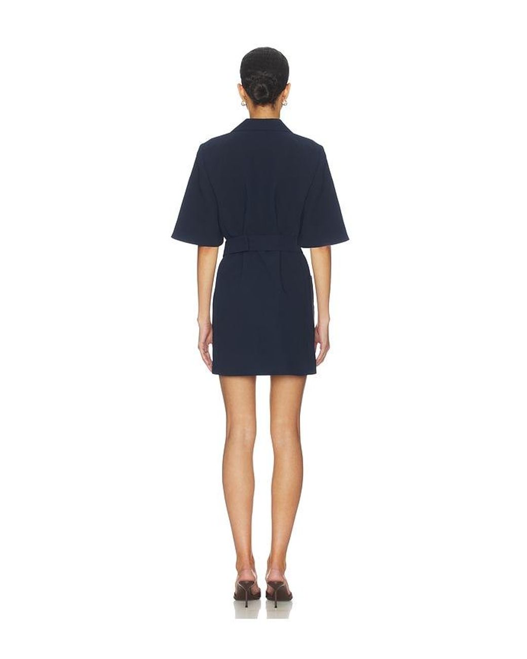 Amanda Uprichard Blue Blake Dress
