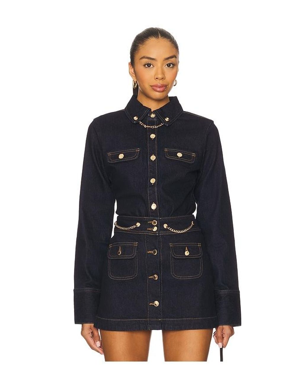 retroféte Blue Jorun Shirt
