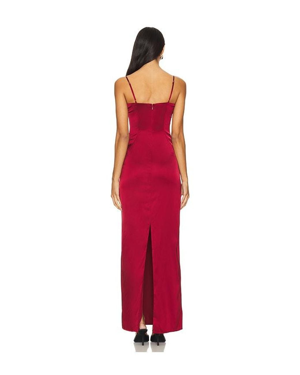 Nbd Red Suman Maxi Dress