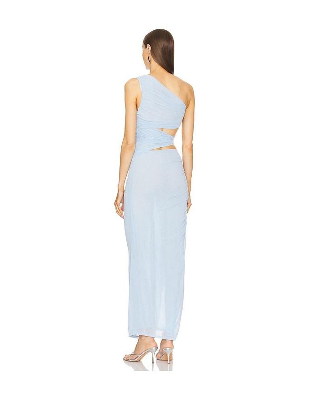 Michael Costello Blue X Revolve Daphne Maxi Dress