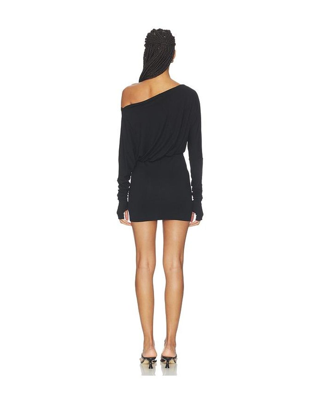 ALL THE WAYS Black Florrie Mini Dress