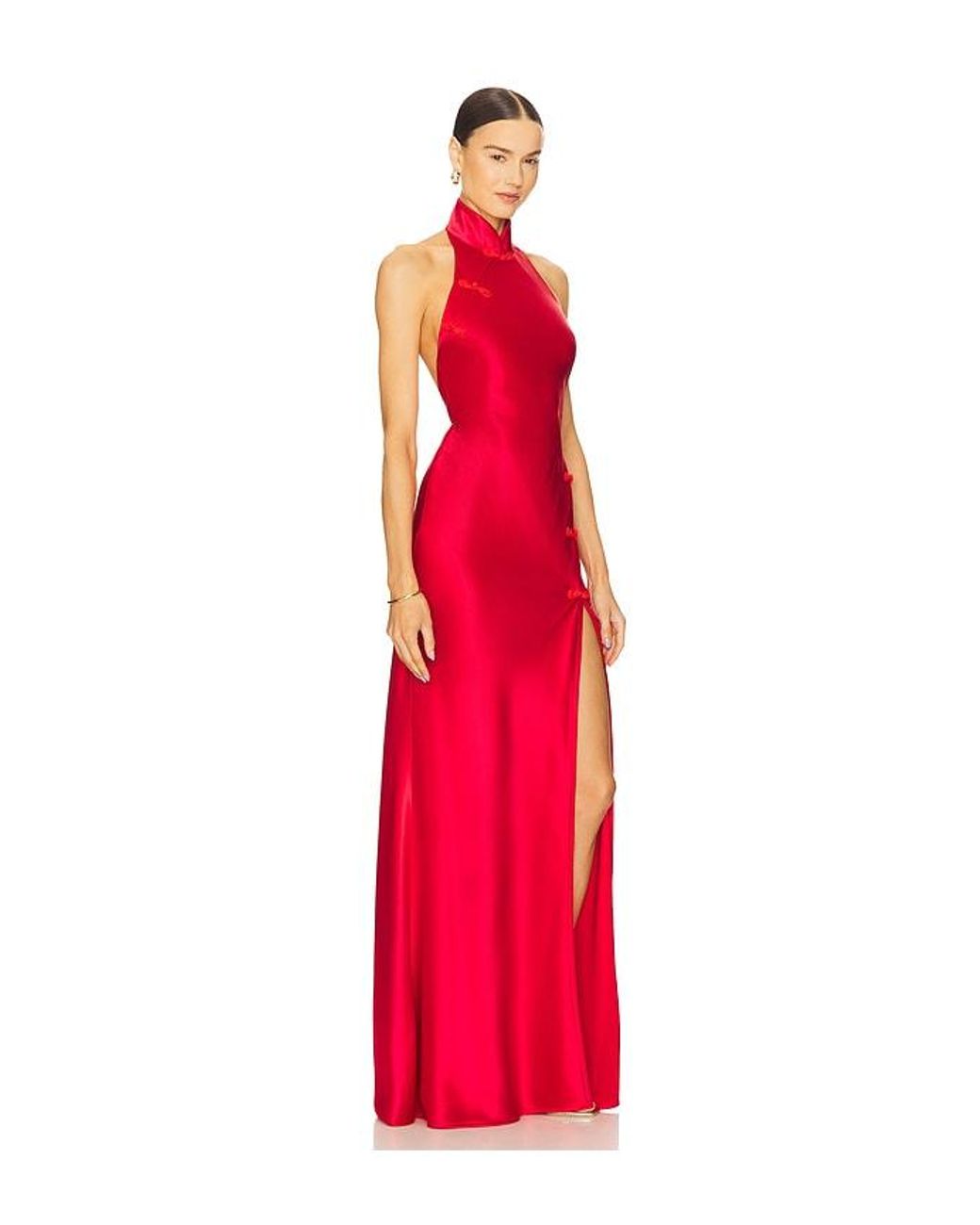 SAU LEE Red Michelle Gown