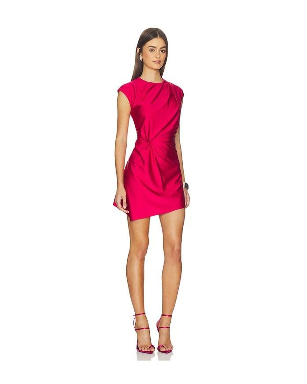 Kate Barton Red Thea Mini Dress