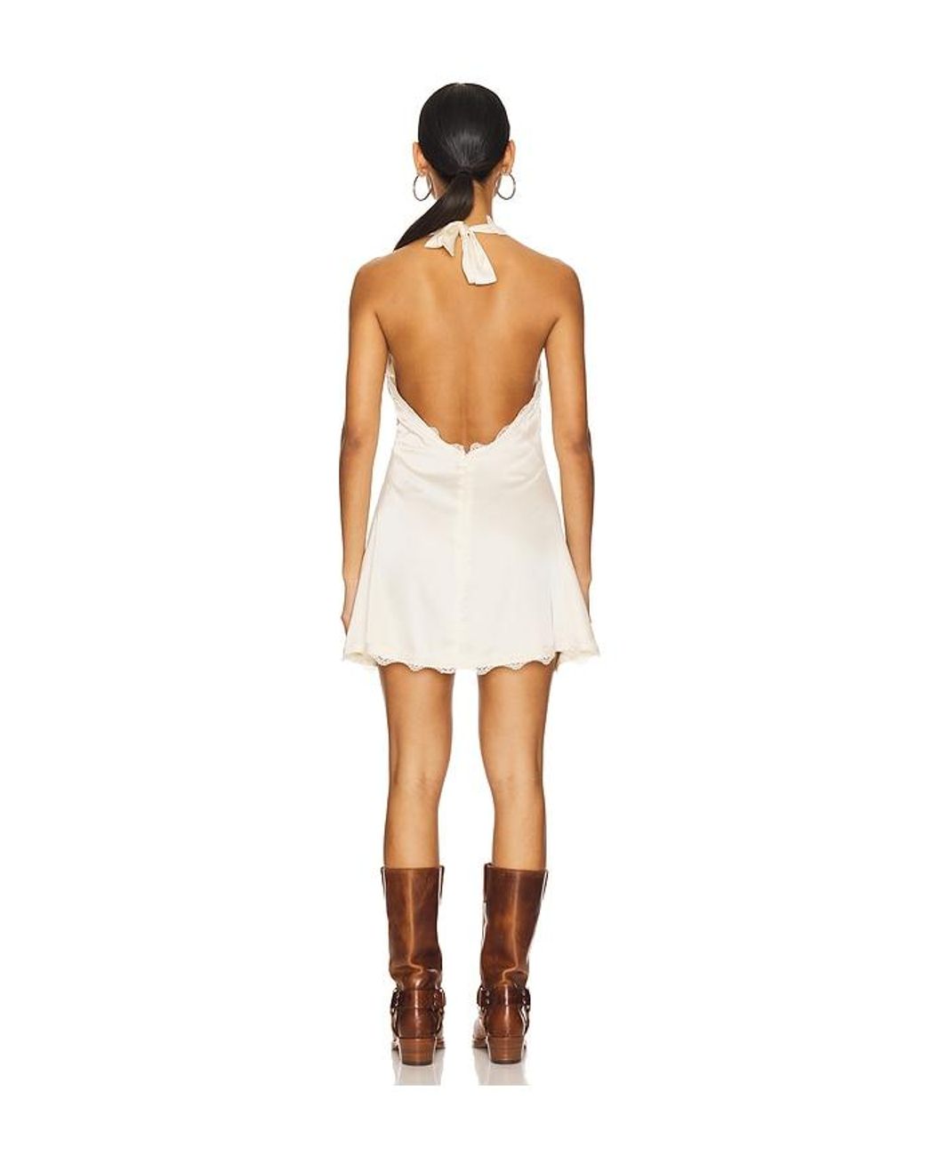 Lioness White Stars Align Mini Dress