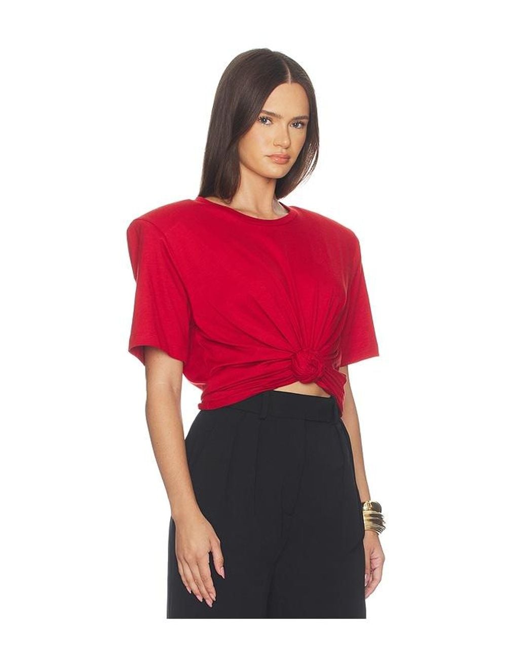Magda Butrym Red Knot Front T-Shirt