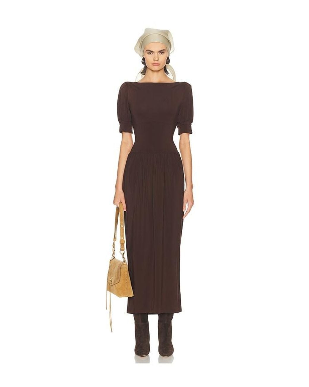 Helsa Multicolor The Simone Tie Back Jersey Dress
