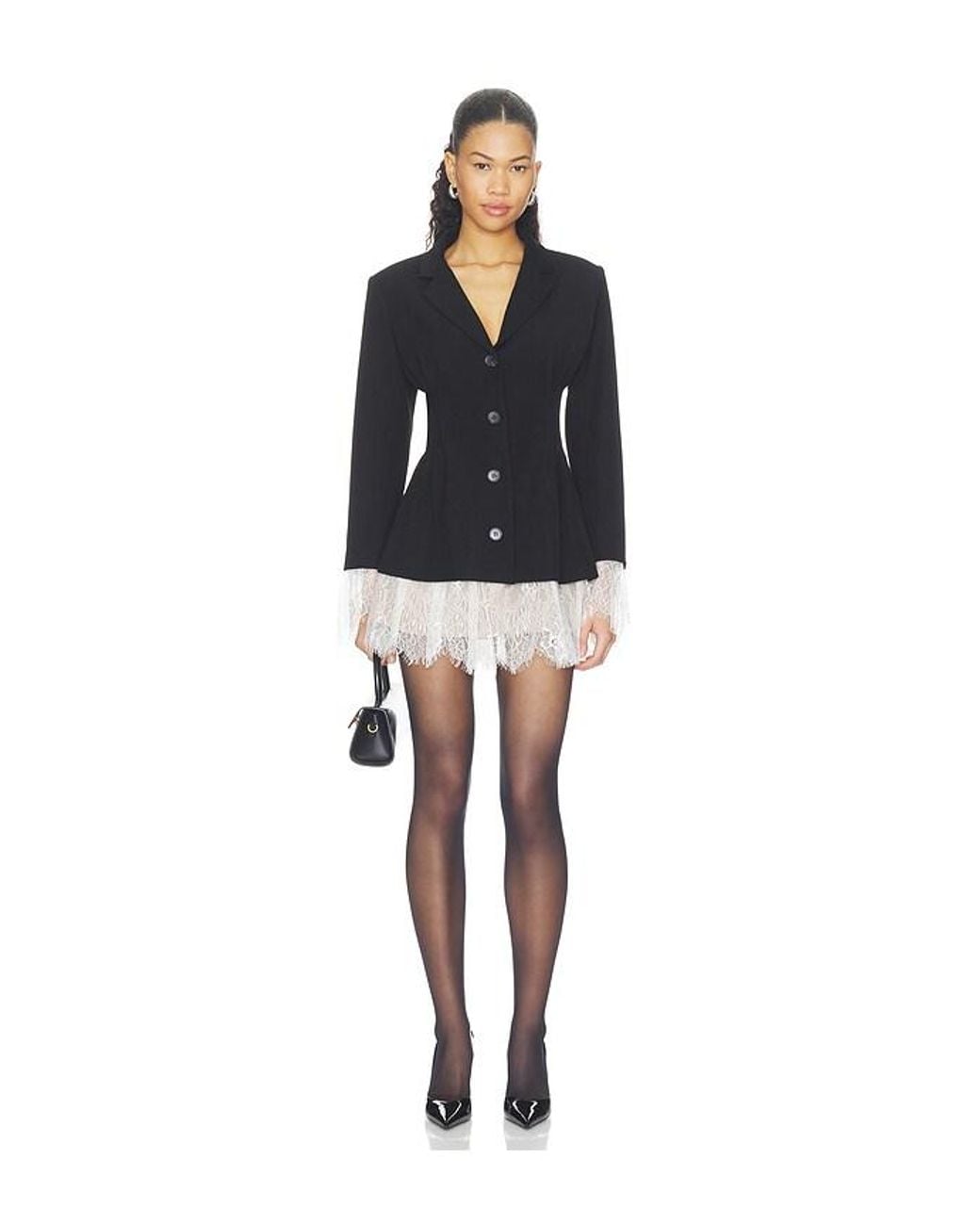 Line & Dot Black Valleta Blazer Dress