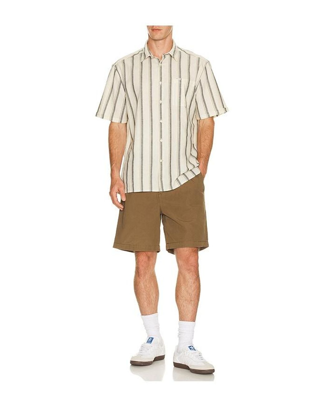 Barbour Natural Barkend Striped Summer Shirt for men