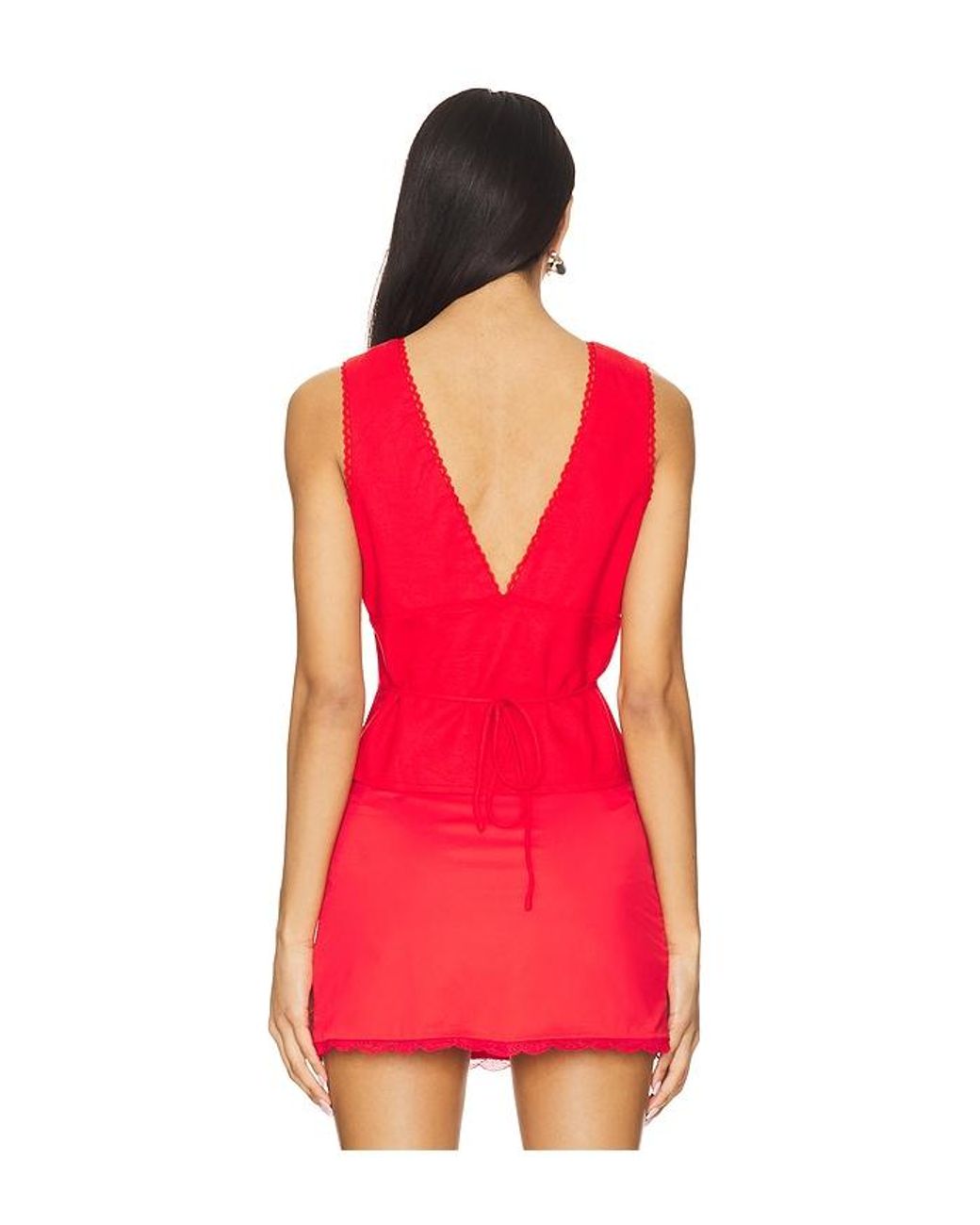 Nia Red Celia Top