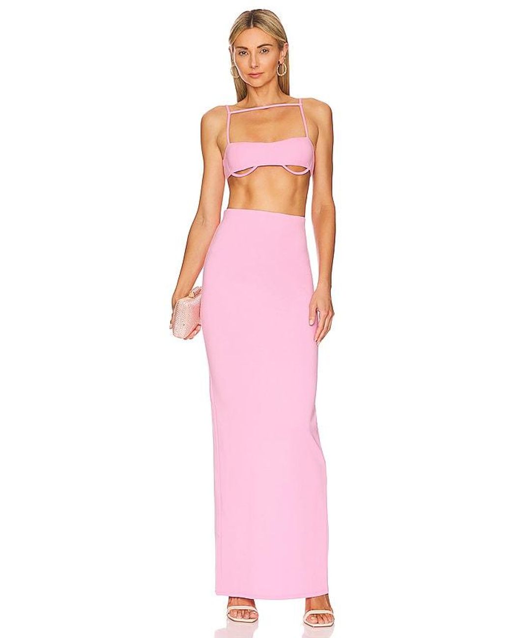Camila Coelho Pink Belle Bralette