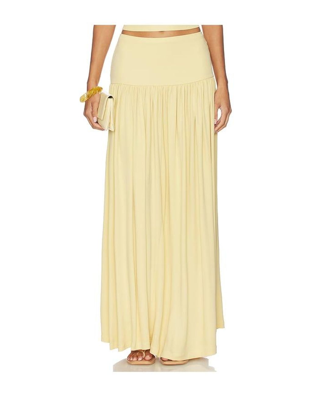 AYA MUSE Yellow Maxi Skirt
