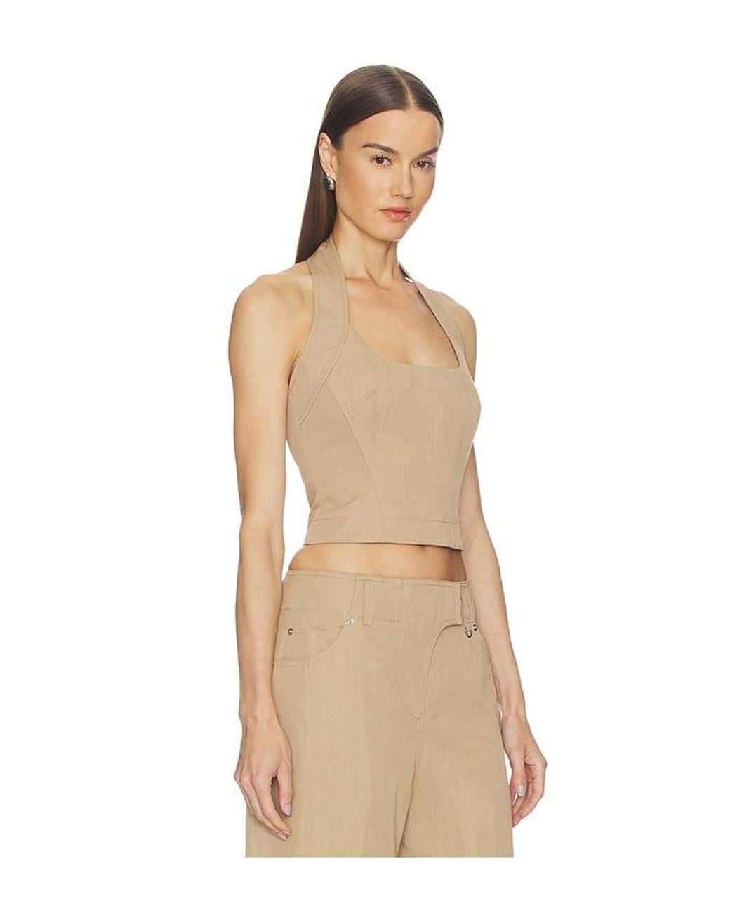 Camila Coelho Natural Amaia Top