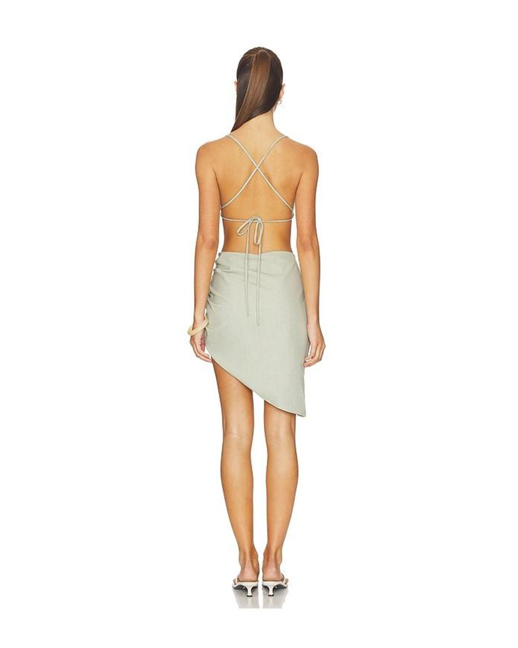 ALL THE WAYS Multicolor Talon Asymmetrical Mini Dress