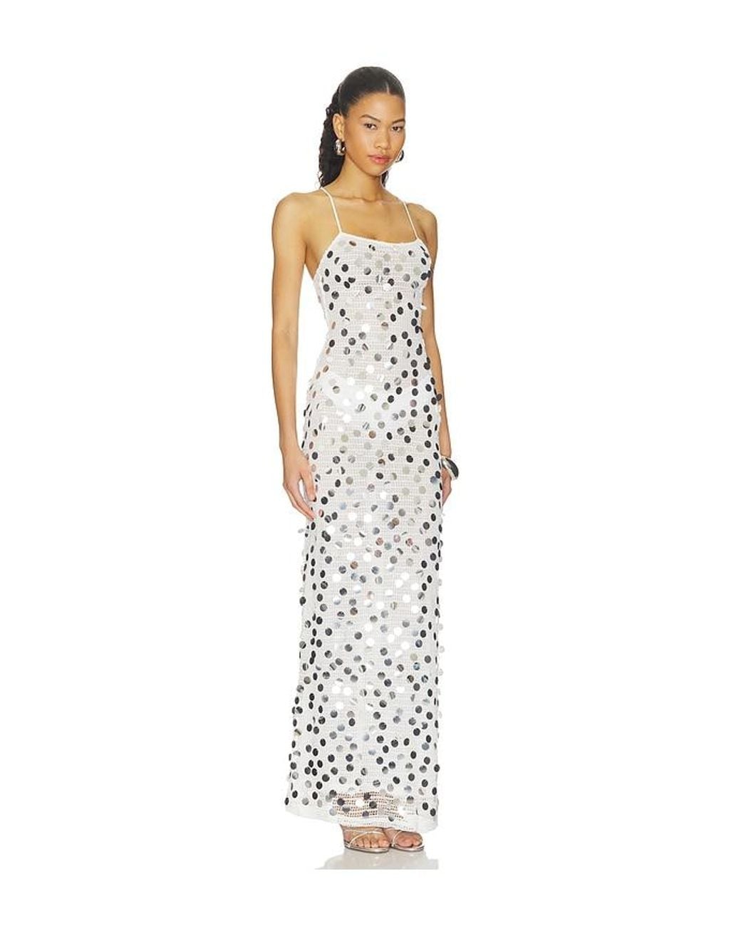 superdown White Arna Maxi Dress