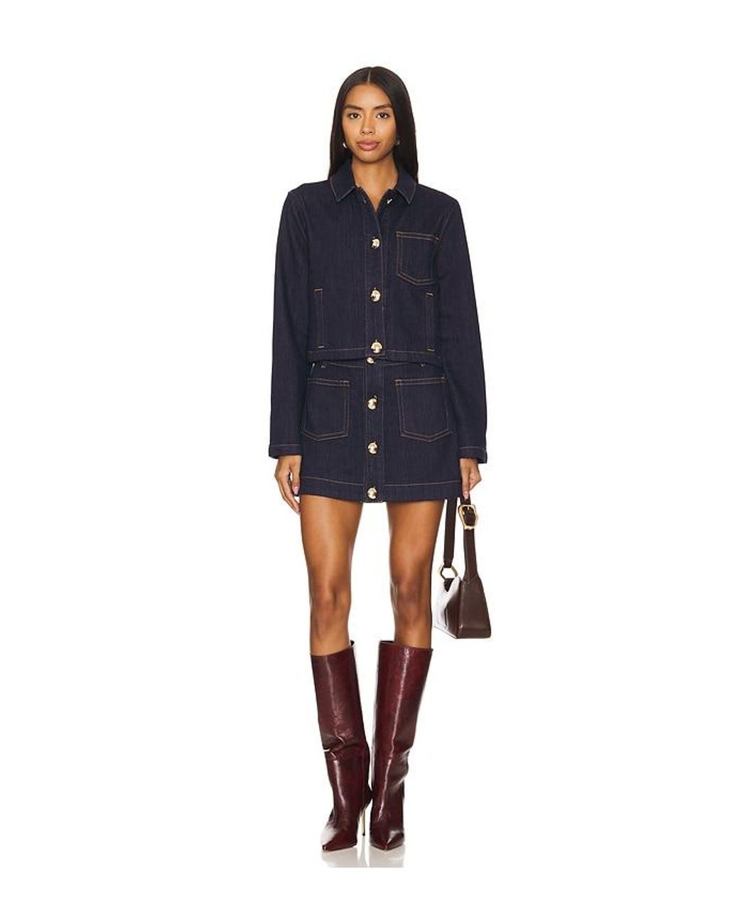 Bardot Blue Lorenzo Denim Shirt