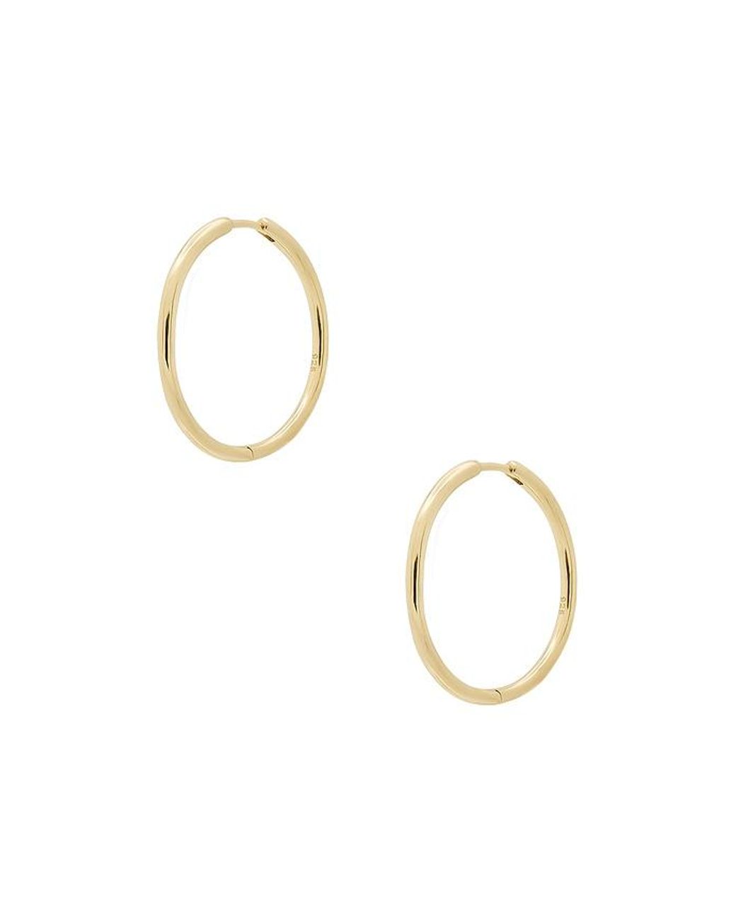 Shashi White Essential Hoop Earrings