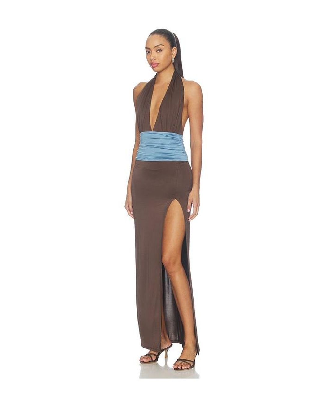 Lovers + Friends Multicolor Freya Gown