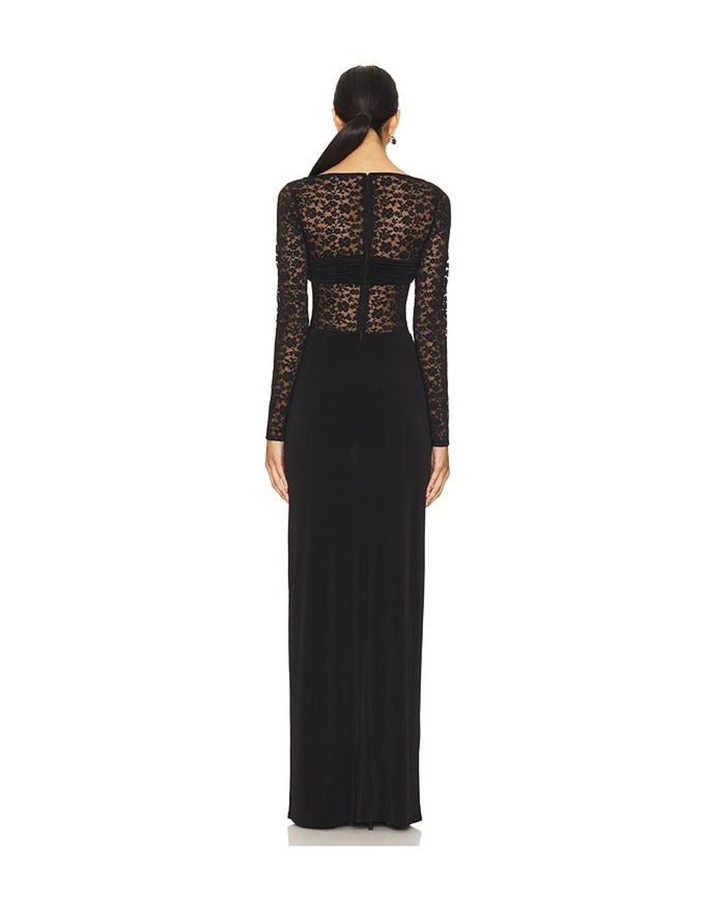 Lovers + Friends Black Kathryn Gown
