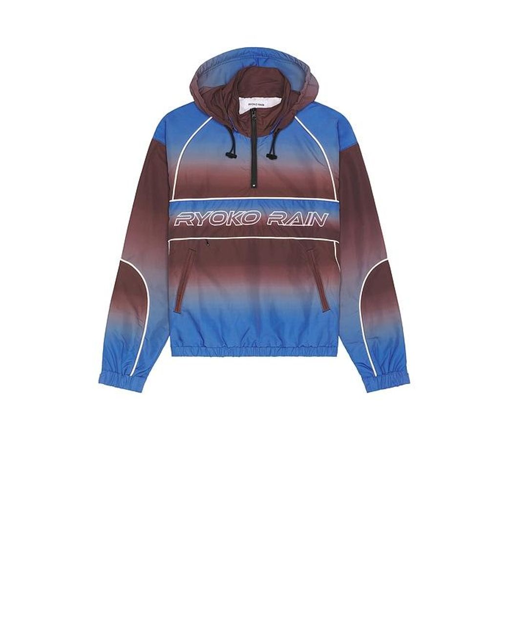 Ryoko Rain Blue Gradient Track Jacket for men