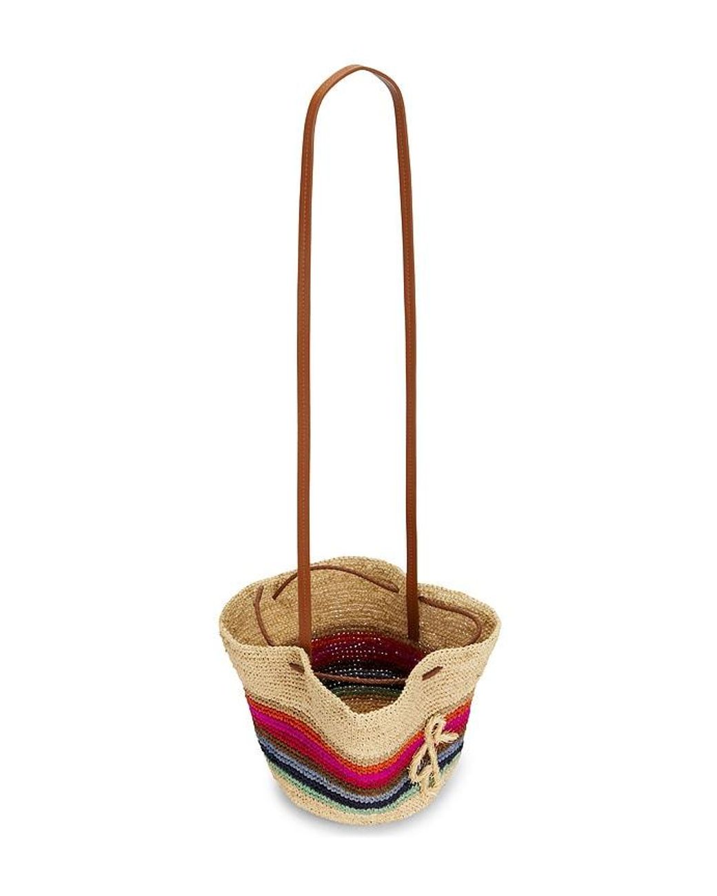 Ruslan Baginskiy White Striped Pouch Bag
