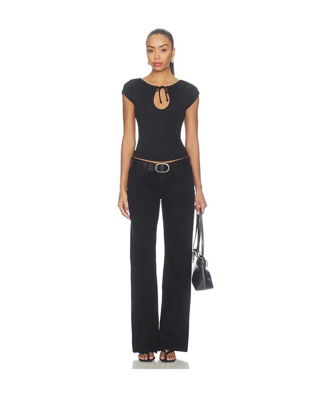 Free People Blue Canal Street Top