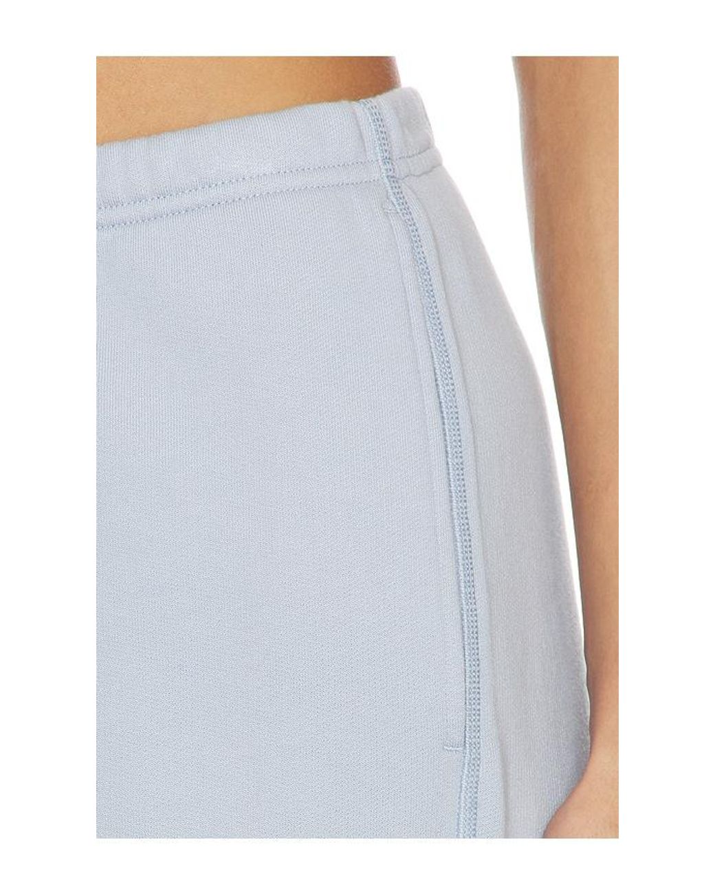 Lunya White Silksweats Lightweight Reversible Straight Leg Pant