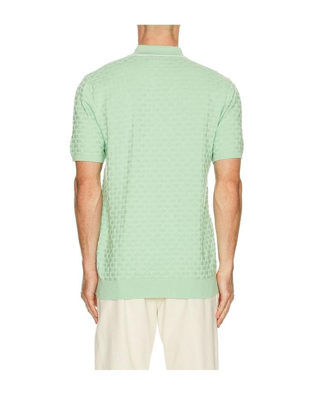 Original Penguin Green Links Stitch Polo for men