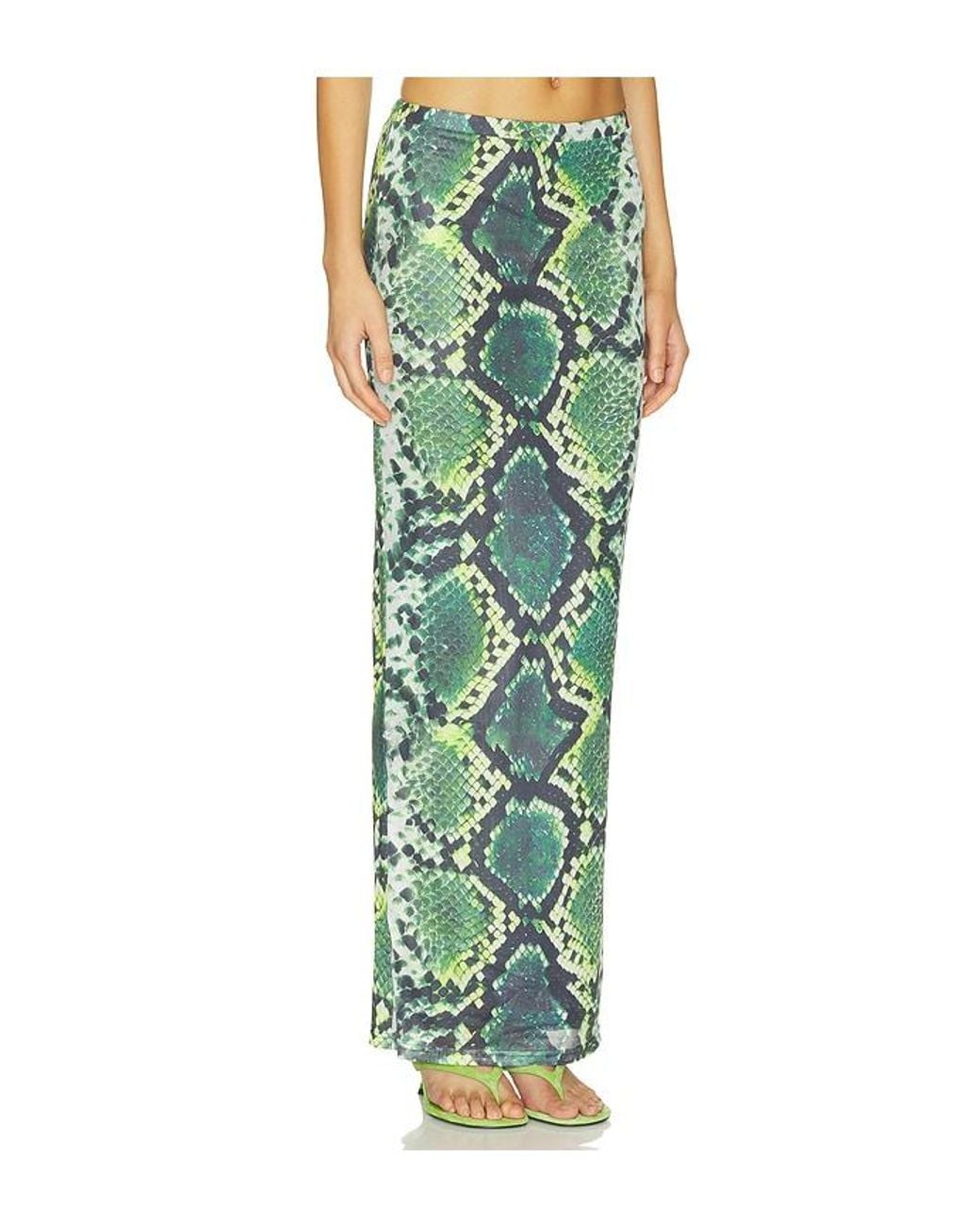 BY.DYLN Green Maddox Skirt