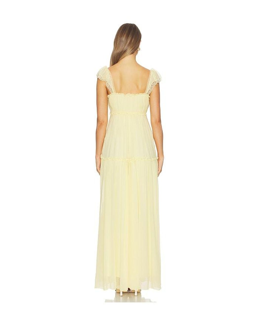 LoveShackFancy Metallic Bourge Dress