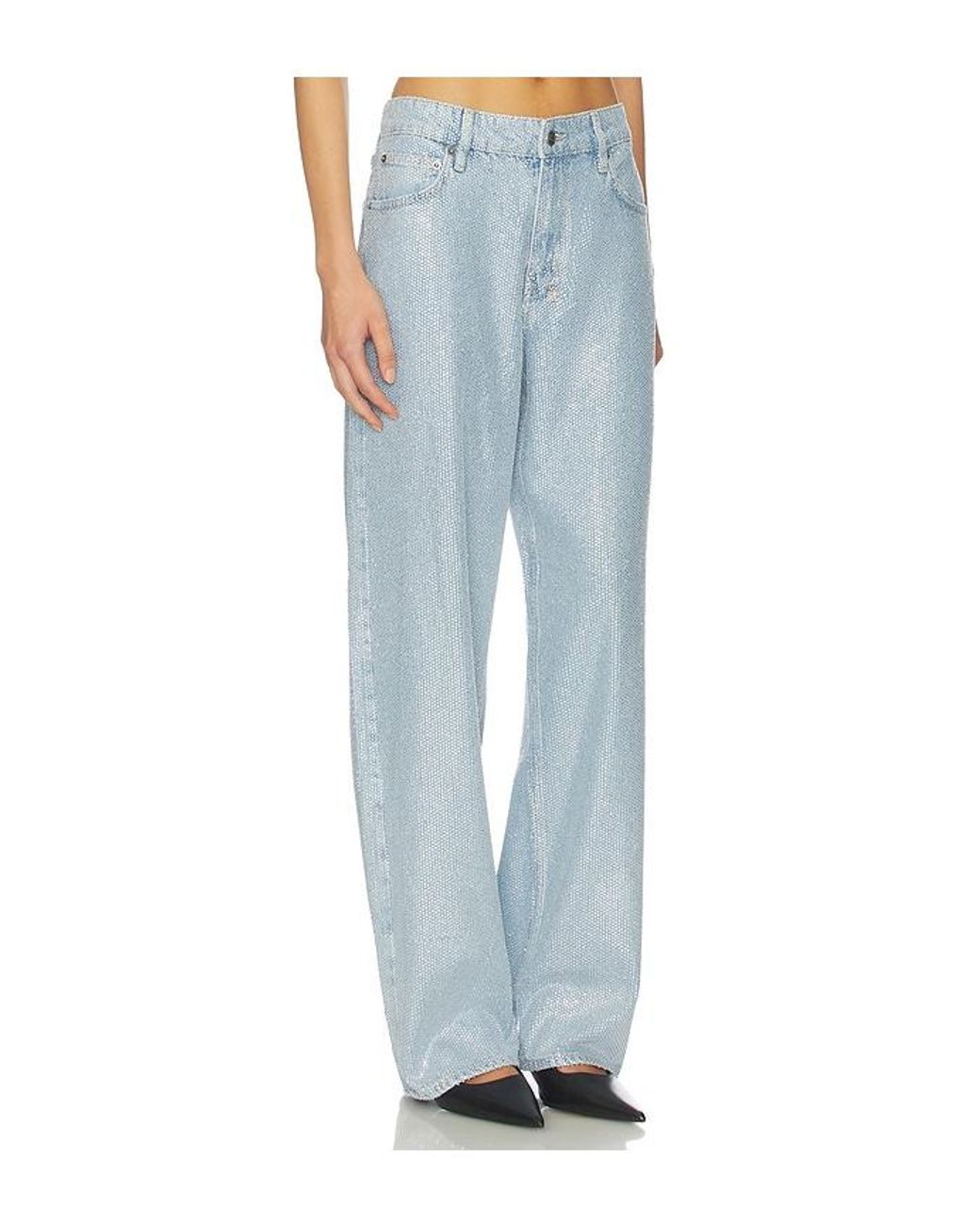 Ksubi Blue Empire Wide Leg