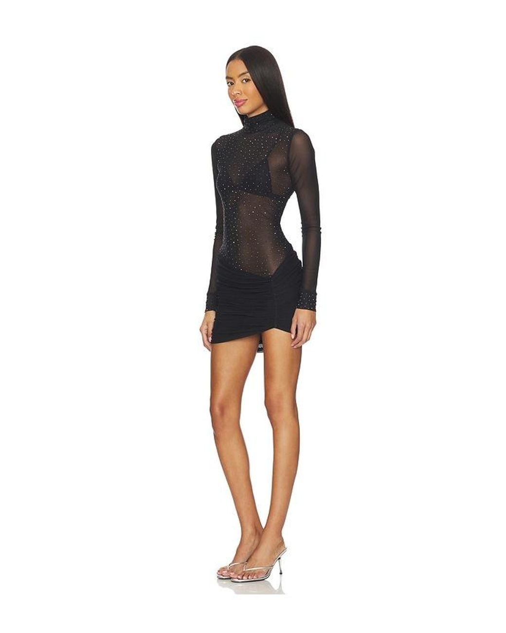 AFRM Black Ekko Dress