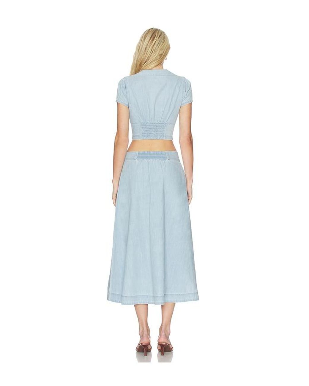 Free People Blue Easy Does It Set