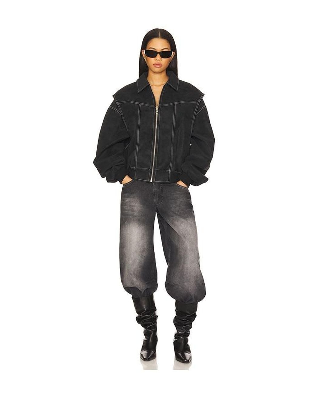 Lioness Black Vista Bomber Jacket