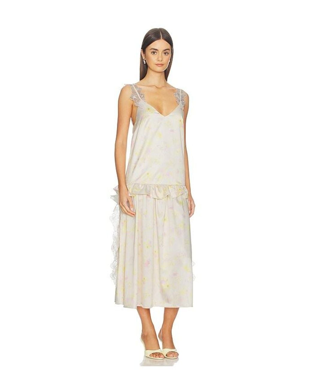 Kika Vargas White Rashida Dress