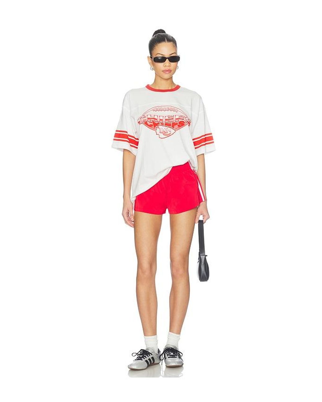 Junk Food Red Chiefs Oversized Stripe Ringer Tee