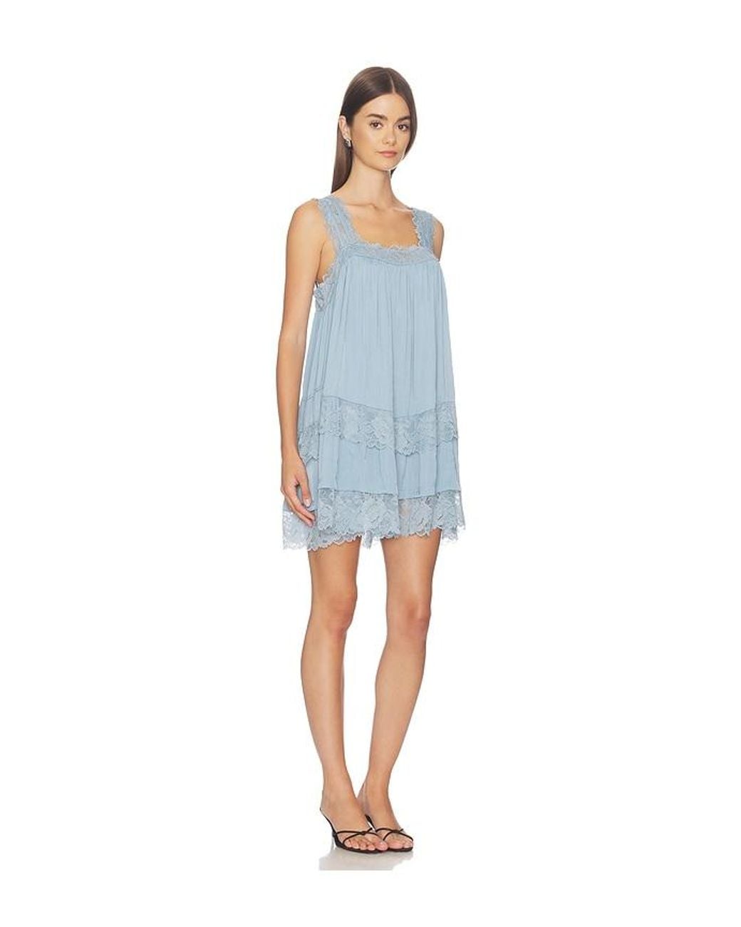 Free People Blue X Intimately Fp Forever Yours Dress