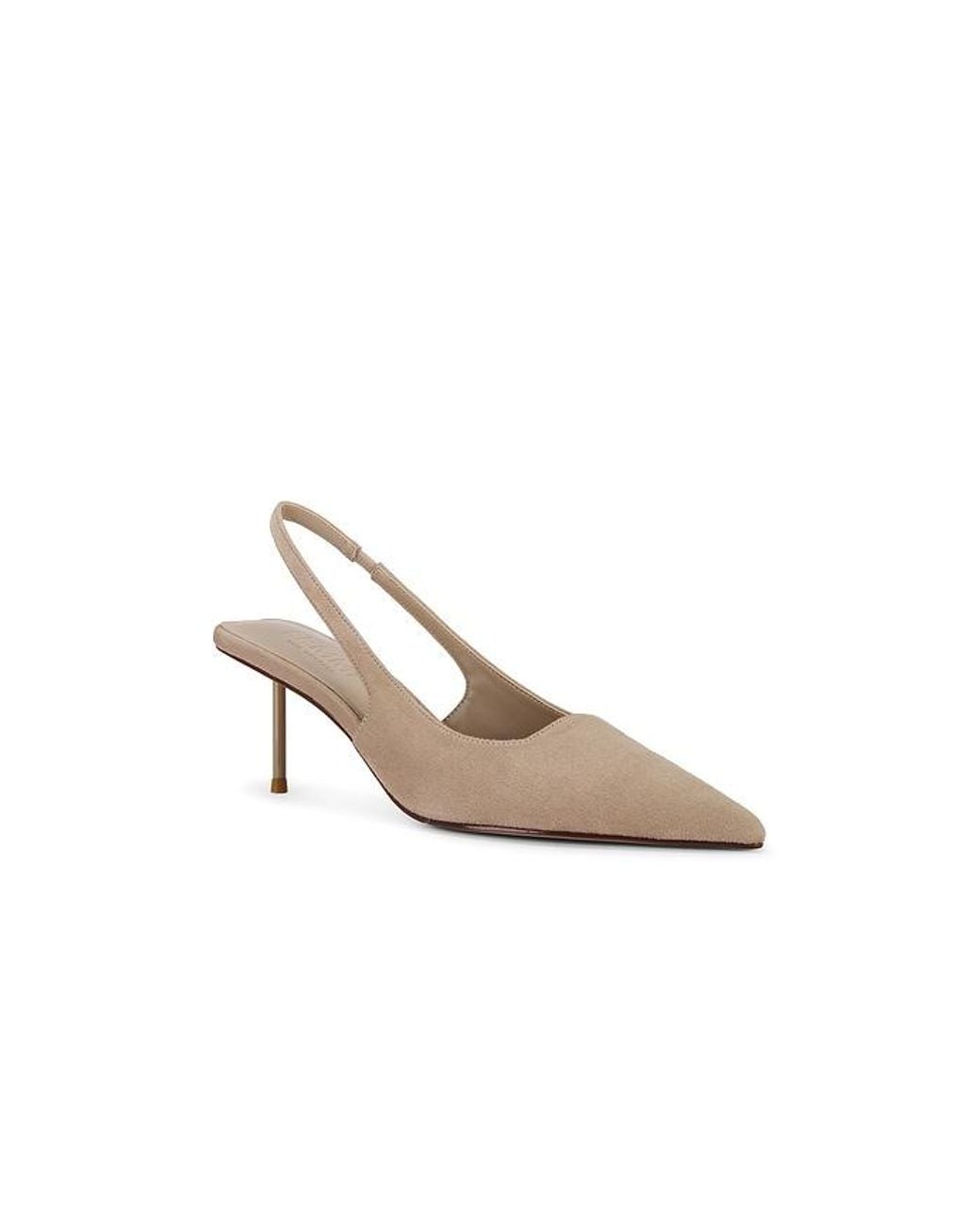 Femme LA White G55 Slingback Pump