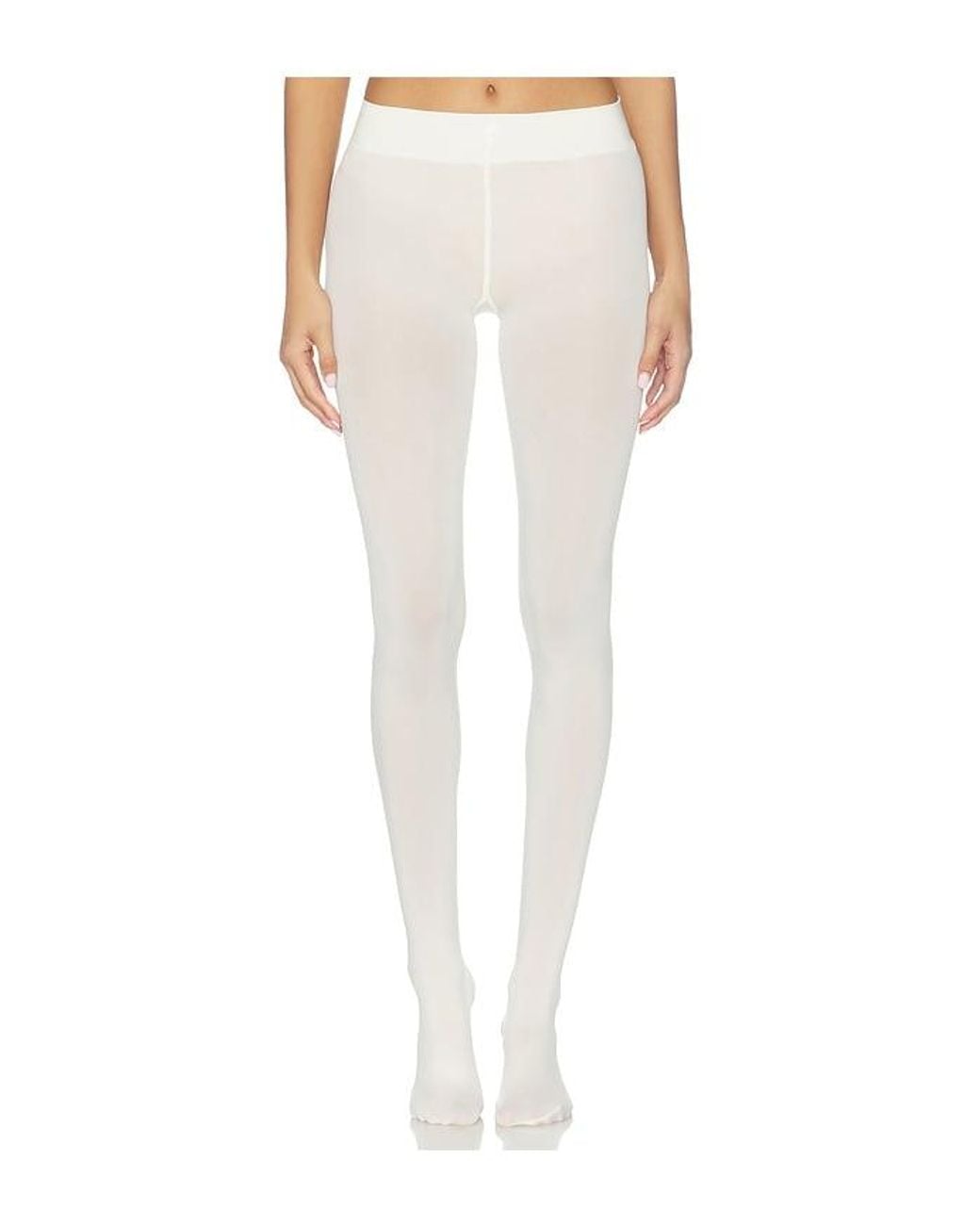 Wolford White Velvet De Luxe 66 Tights