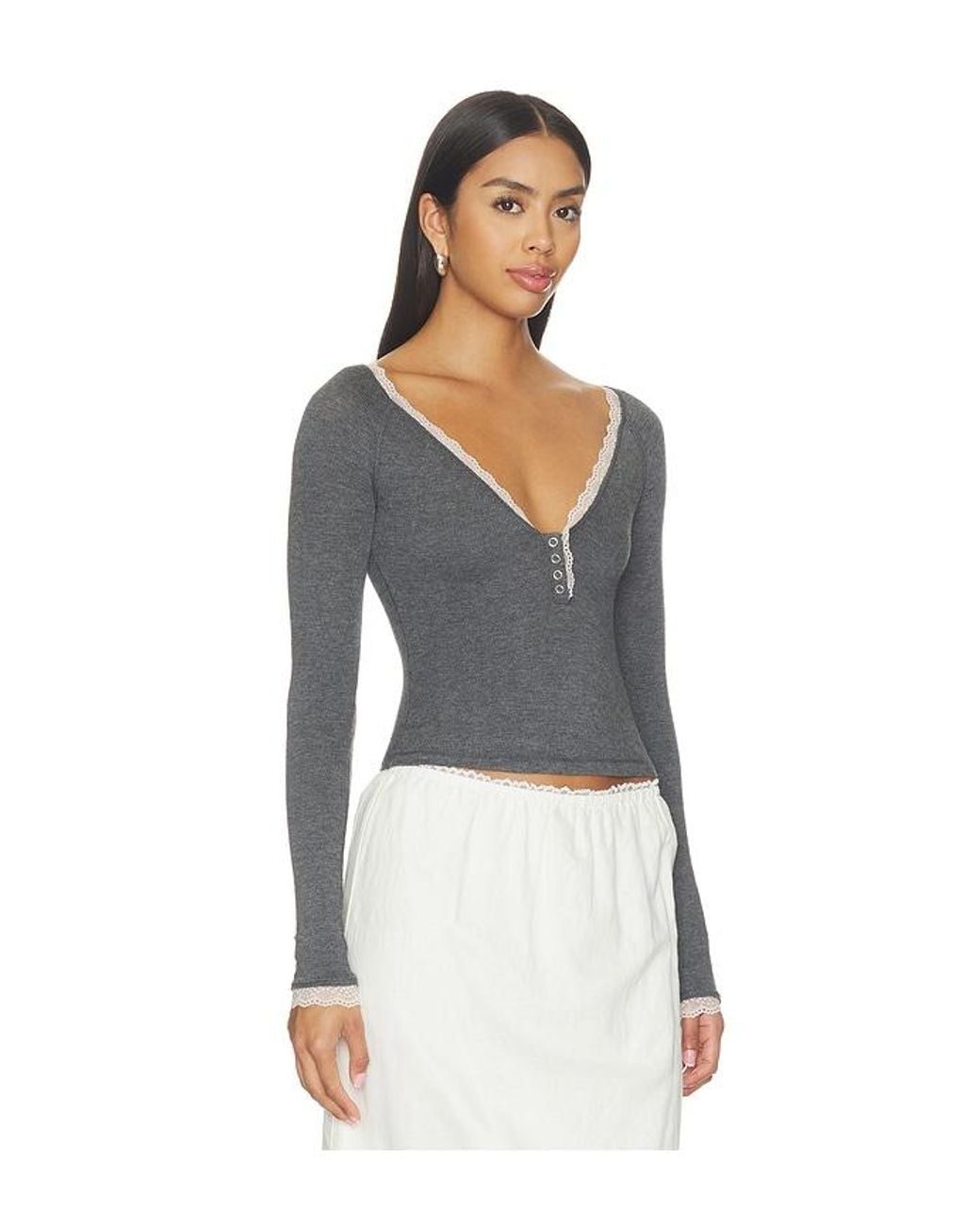 Free People Blue A Little Bit Layering Cami