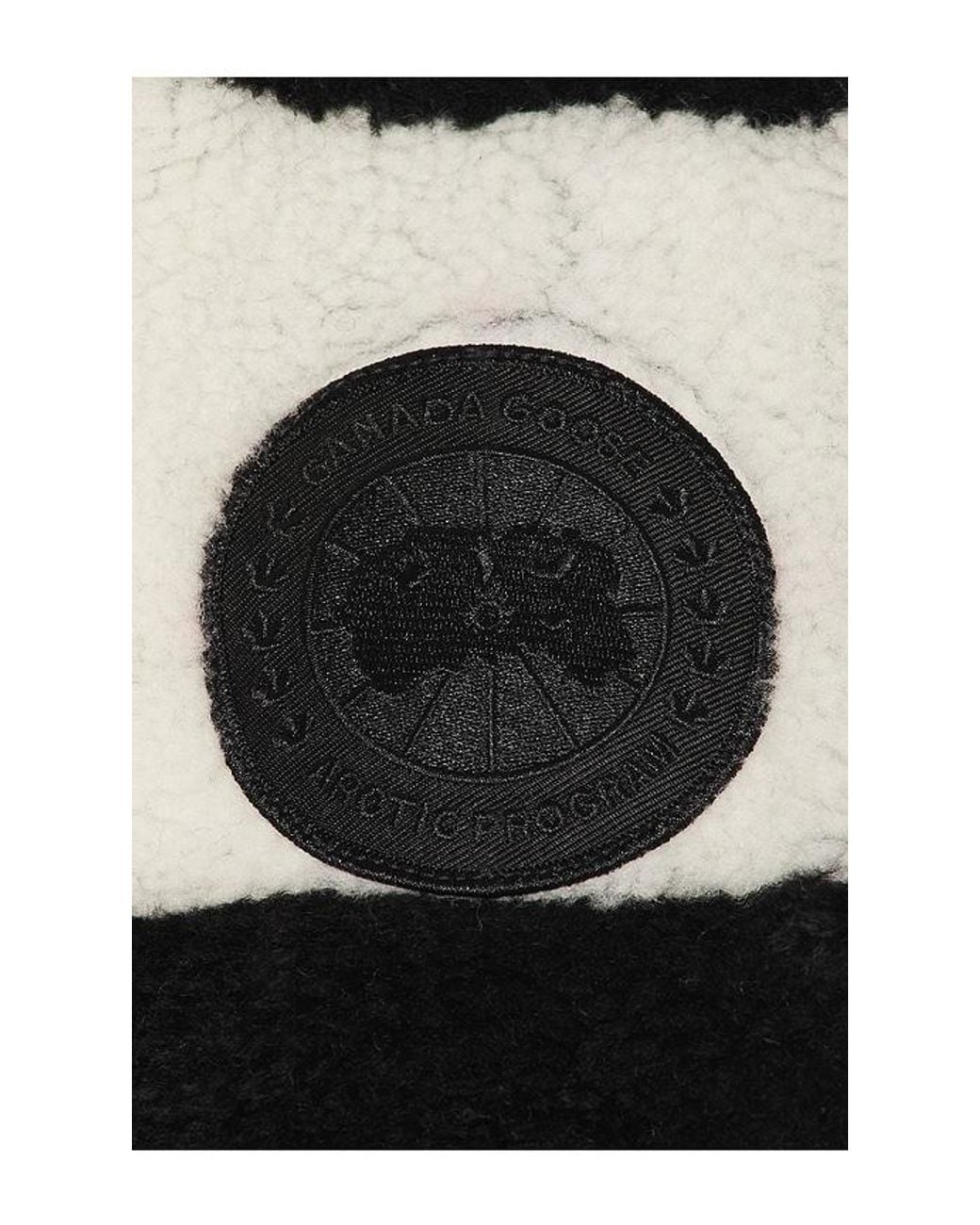Canada Goose Black Harrier Fleece Hoodie for men
