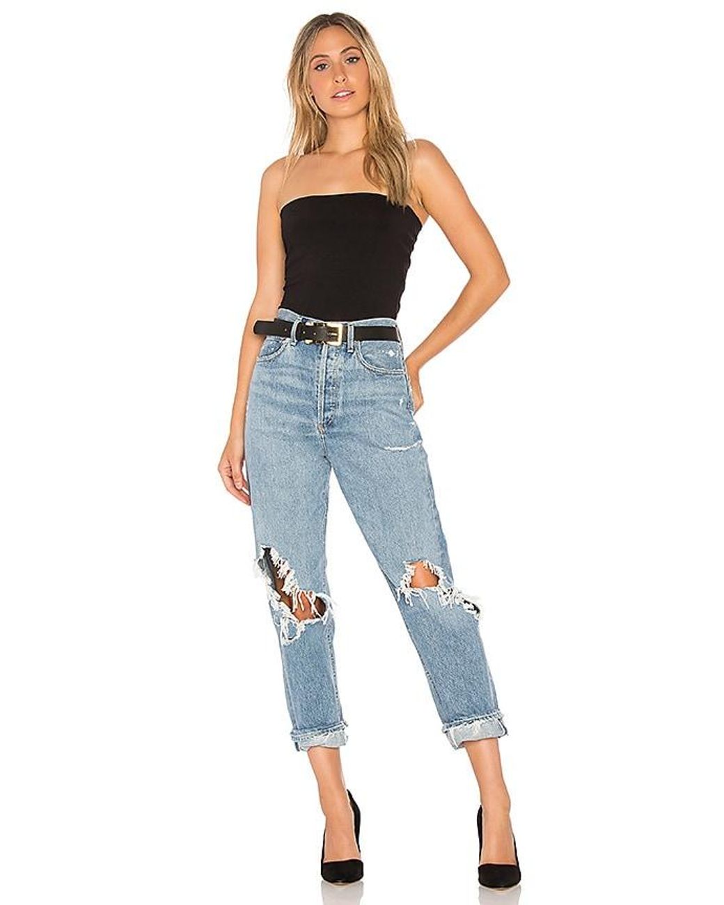 Susana Monaco Blue Essential Tube Top