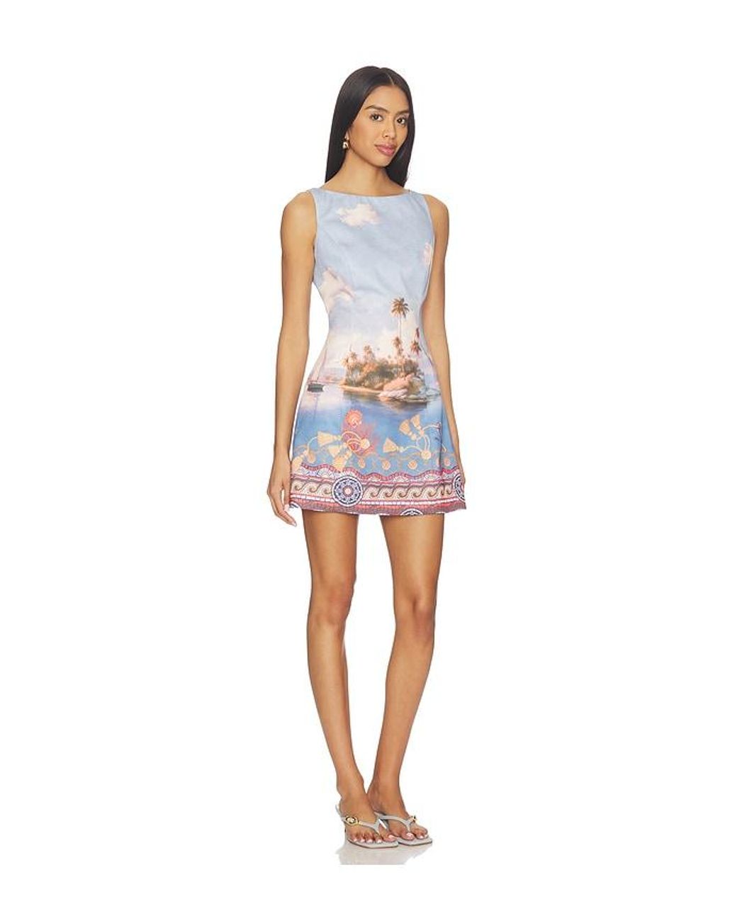 Line & Dot Multicolor Pernille Mini Dress