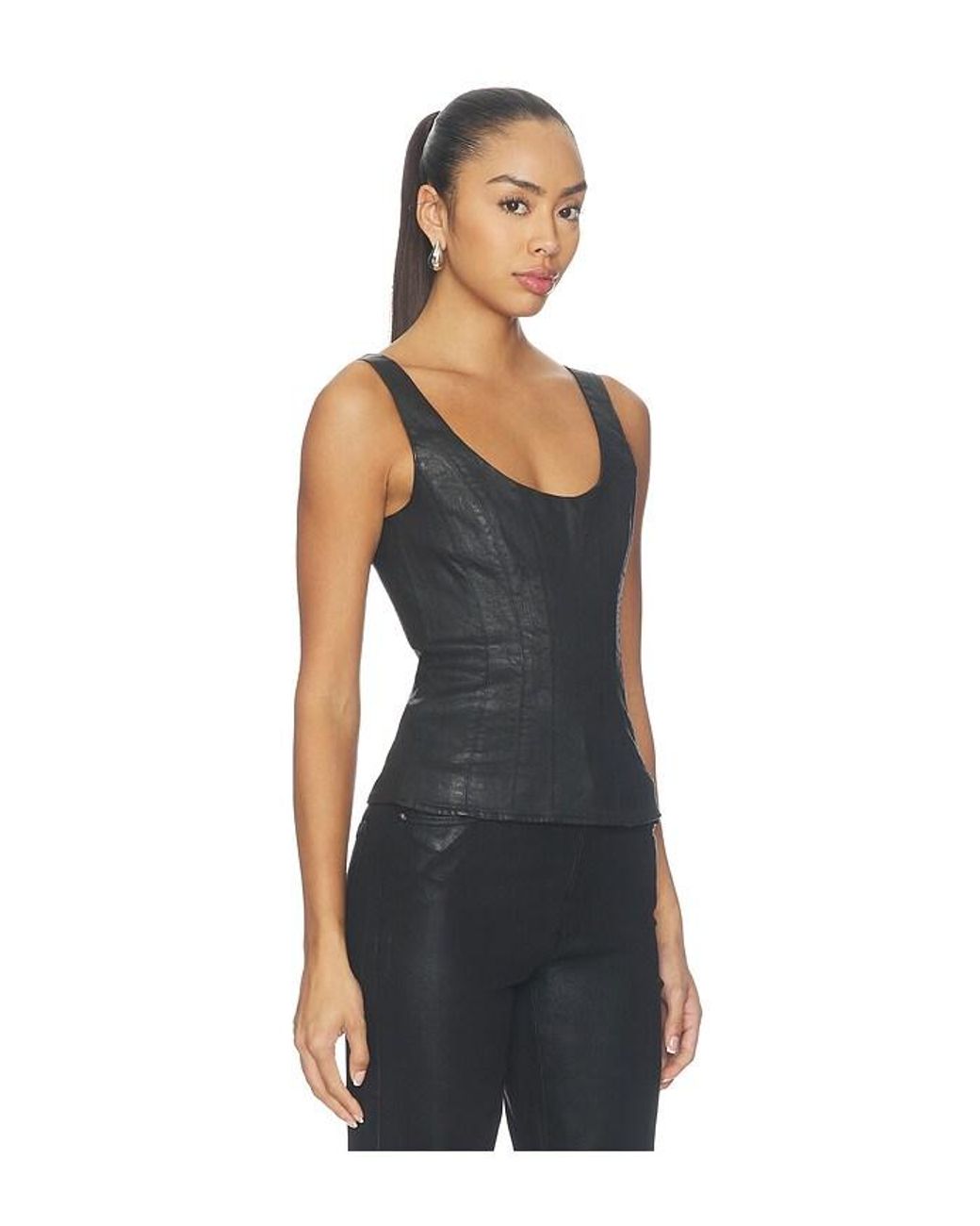 Jonathan Simkhai Black Lachlan Bustier