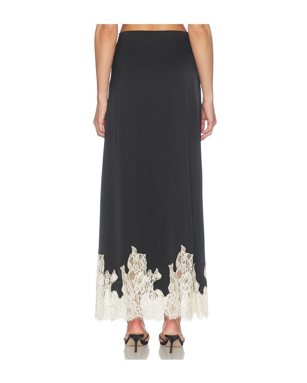 MORE TO COME Black X Hannah Lizzy Shelbie Maxi Skirt