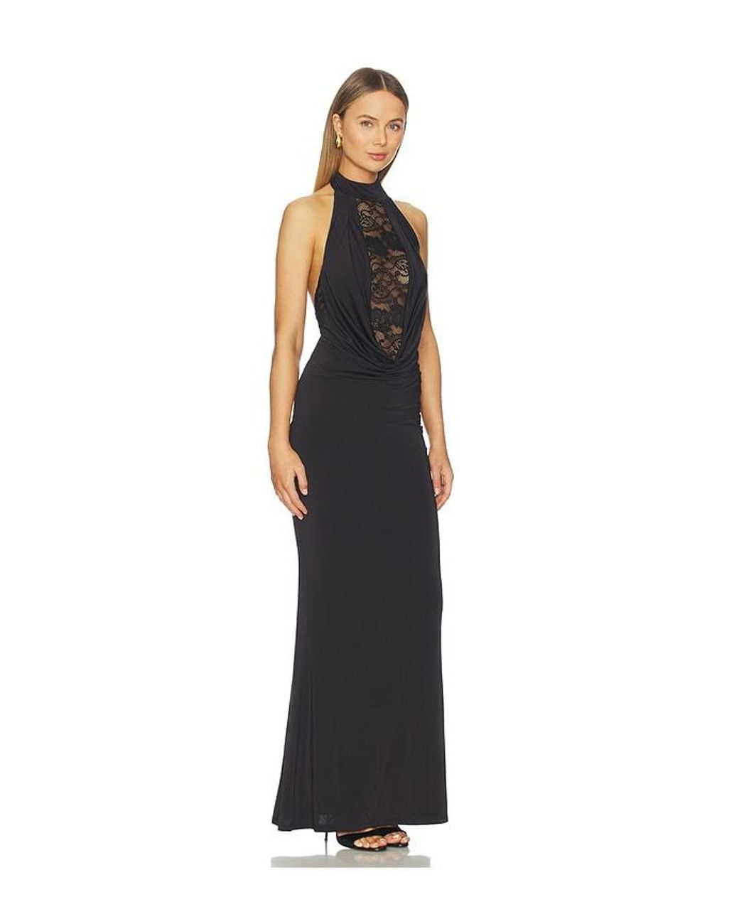 Nookie Black Rhianna Halter Gown