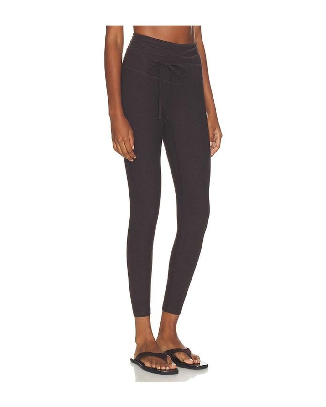 Beyond Yoga Brown Spacedye Its A Tie Legging